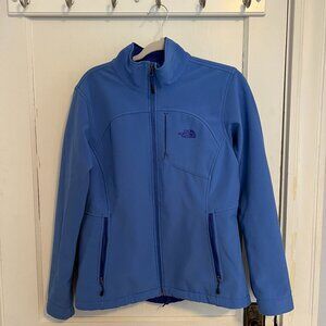 North Face Purple Soft Shell Jacket